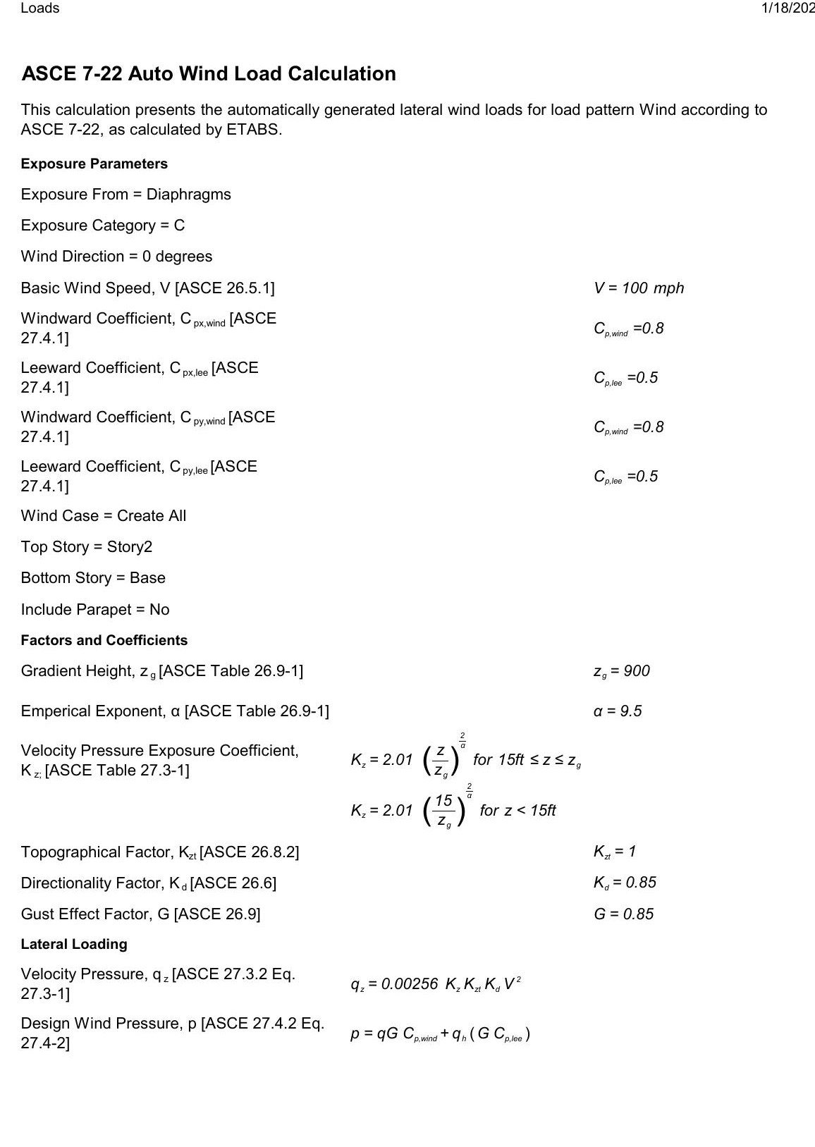 R-22348 ASCE wind calculation page
