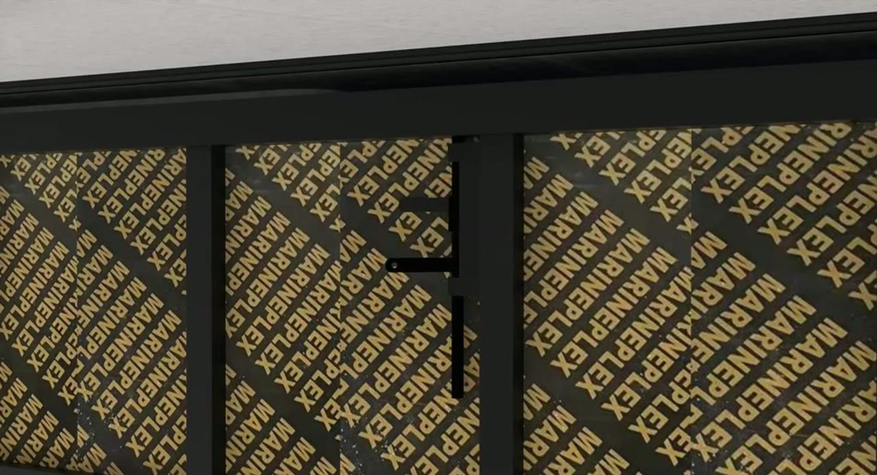 Wall panel frame detail from unfold video